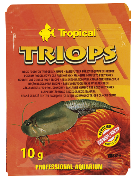 Tropical Urzeitkrebsfutter Triops 10g