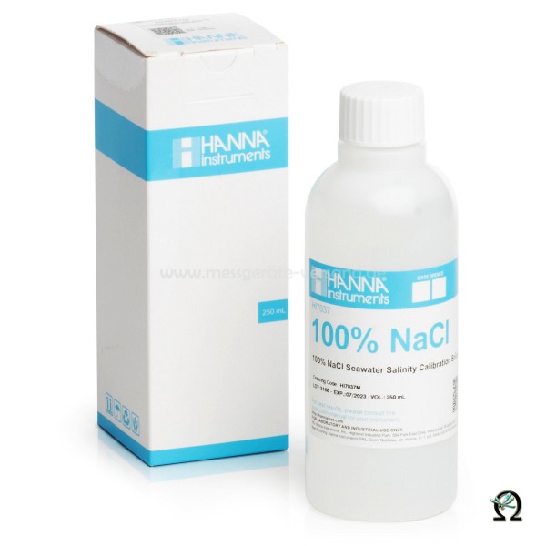 NaCl-Kalibrierlösung HI7037 f. %-Messbereich (100% NaCl) 230ml